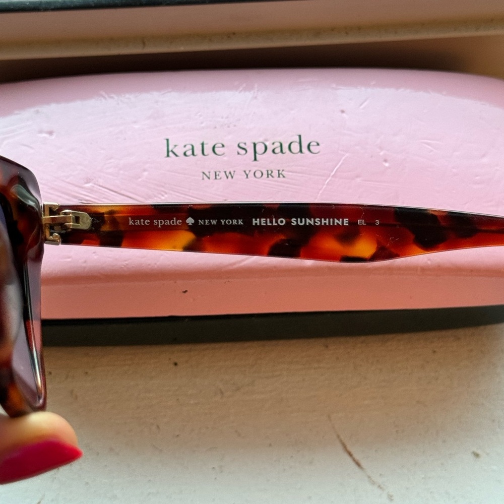 Kate Spade Tortoise Cat-Eye Sunglasses - Picture 5 of 9